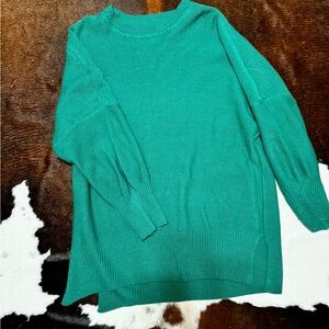 Green long sleeve sweater SHEIN 2XL